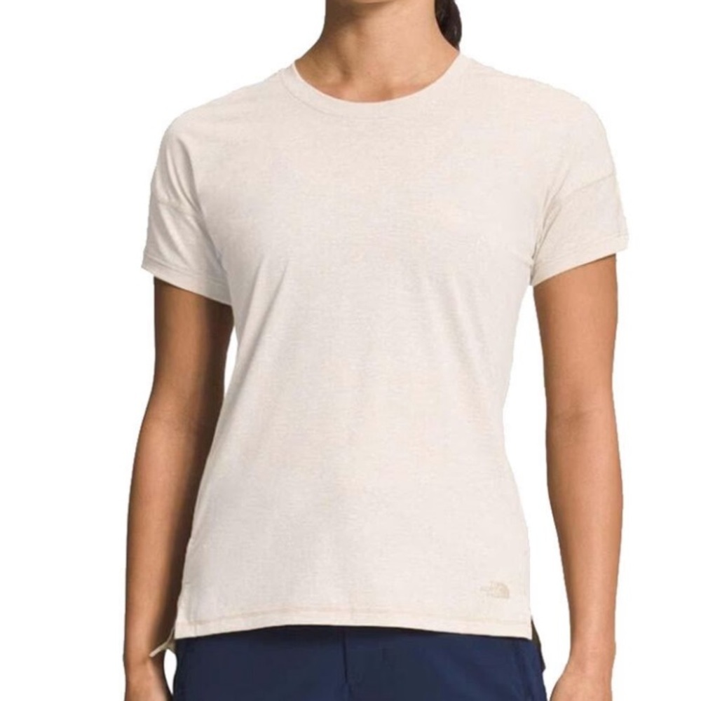 NWT THE NORTH FACE Gardenia White Heather Dawndream Short Sleeve Shirt